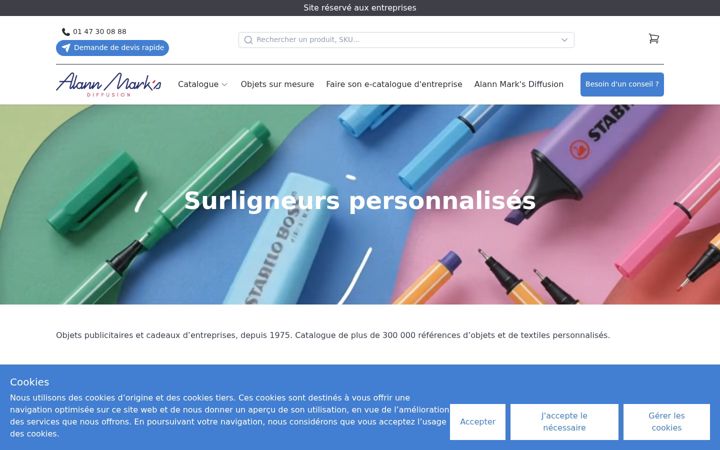 Snímek obrazovky alann-marks.com
