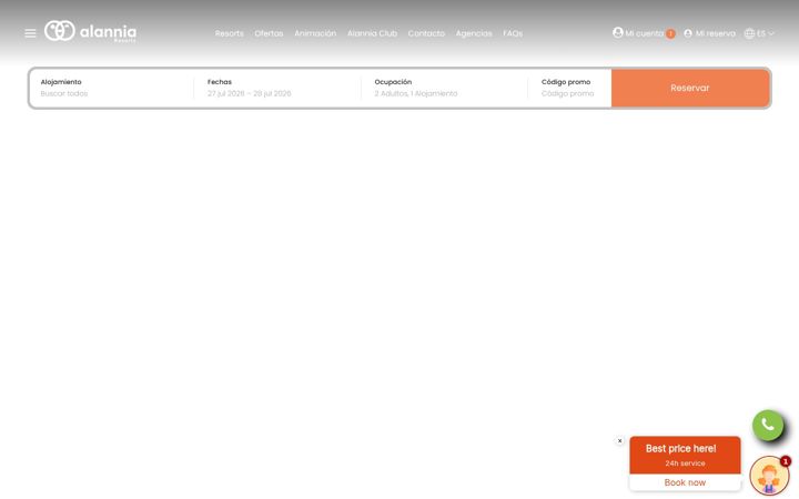 Screenshot of alannia.com