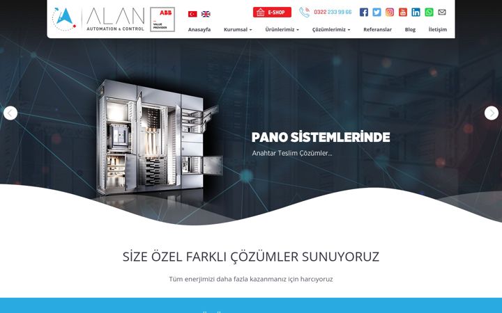 Screenshot of alanotomasyon.com.tr
