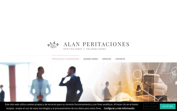 Screenshot of alanperitaciones.com