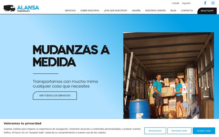 Screenshot of alansamallorca.com