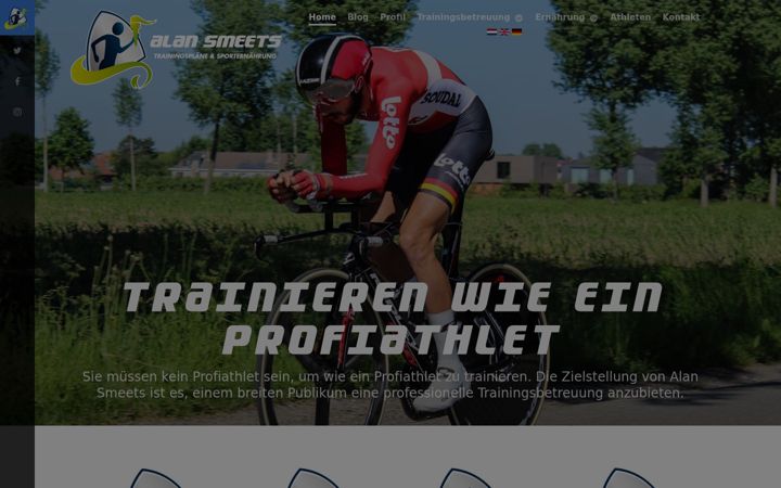 Screenshot of alansmeets.de