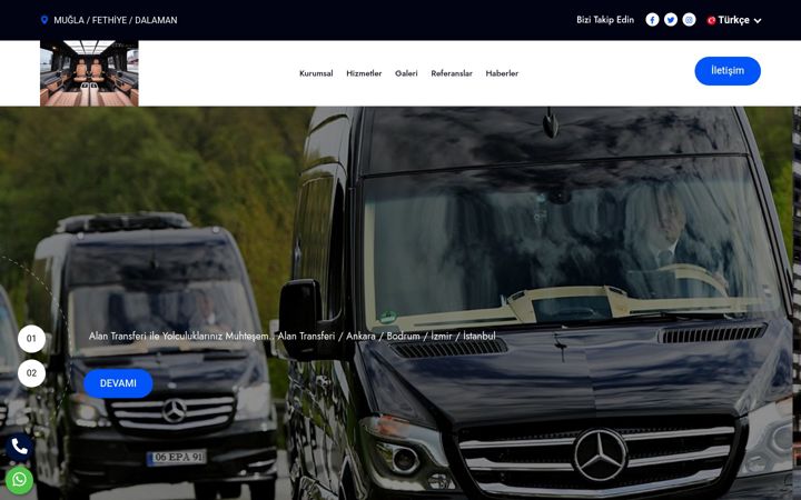 Ekrano kopija alantransferi.com.tr