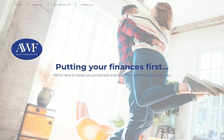 Ekrano kopija alanwardfinance.co.uk