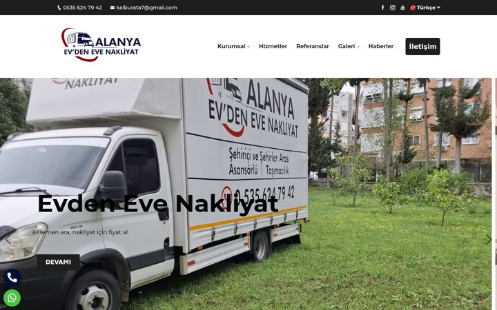 Skærmbillede af alanyaevdenevenakliyat.com