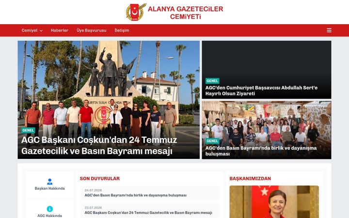 Screenshot of alanyagc.org