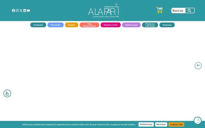 Screenshot of alapar.ong