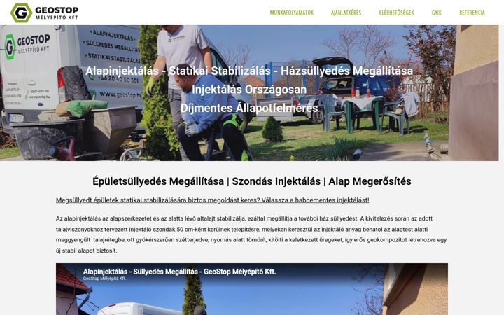 Screenshot of alapinjektalas.hu
