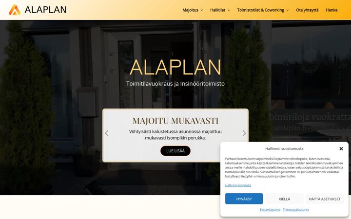 Screenshot of alaplan.fi