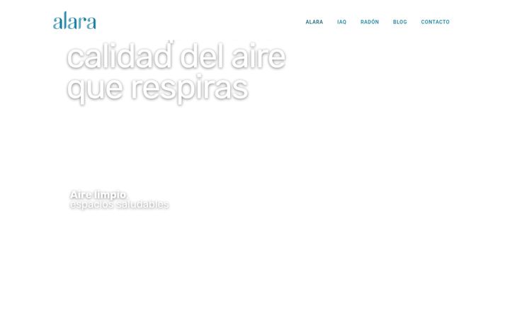 Screenshot of alara.es