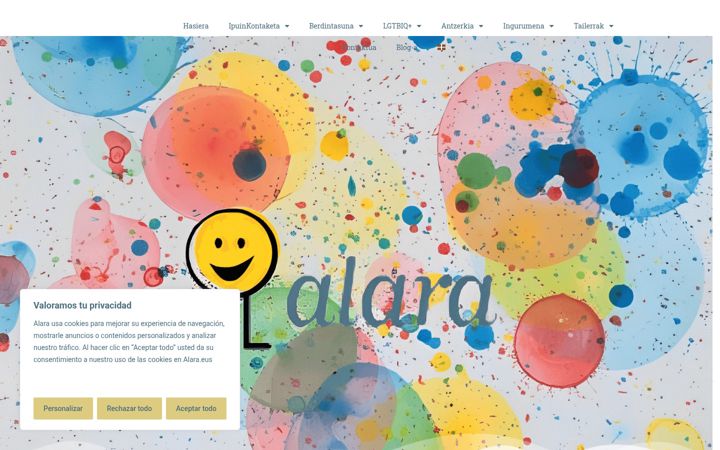 Screenshot of alara.eus