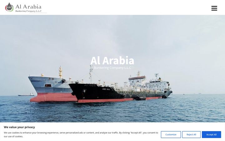 Screenshot von alarabiabunkeringcompany.com