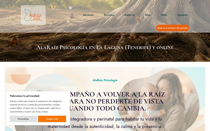 Screenshot of alaraiz.com