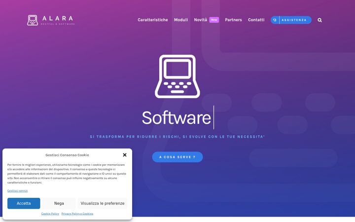 Screenshot of alarasoftware.it