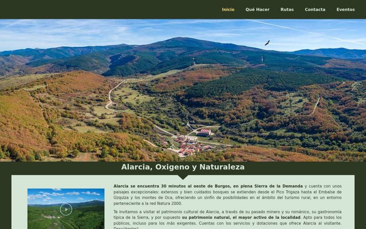 Screenshot of alarciaturismo.es