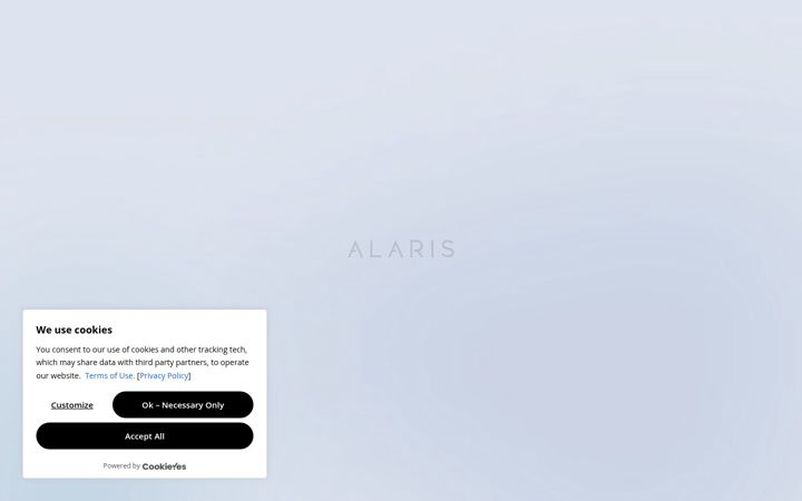 Ekrano kopija alarisacquisitions.com