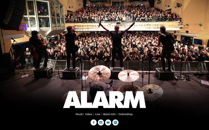 Capture d'écran de alarm-band.de