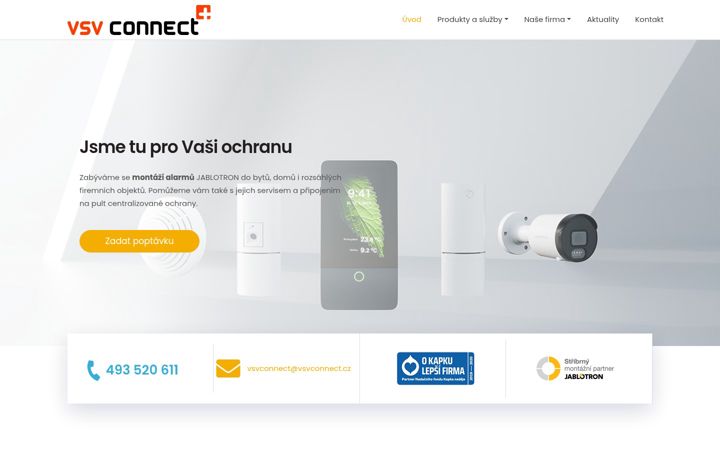 Screenshot of alarm-ezs.cz