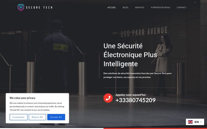 Screenshot of alarm-systems-point.site