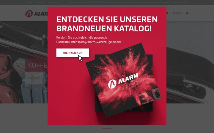 Screenshot of alarm-werkzeuge.de
