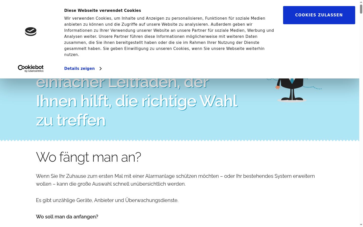 Screenshot tal-banner tal-kunsens muri qabel kwalunkwe interazzjoni
