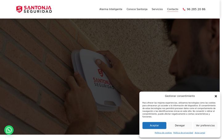 Screenshot ta' alarmasantonjaseguridad.com