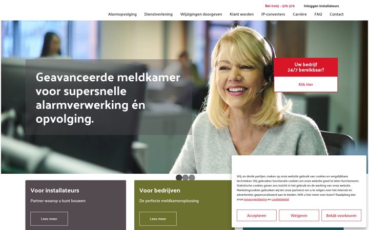 Screenshot of alarmcontrol.nl