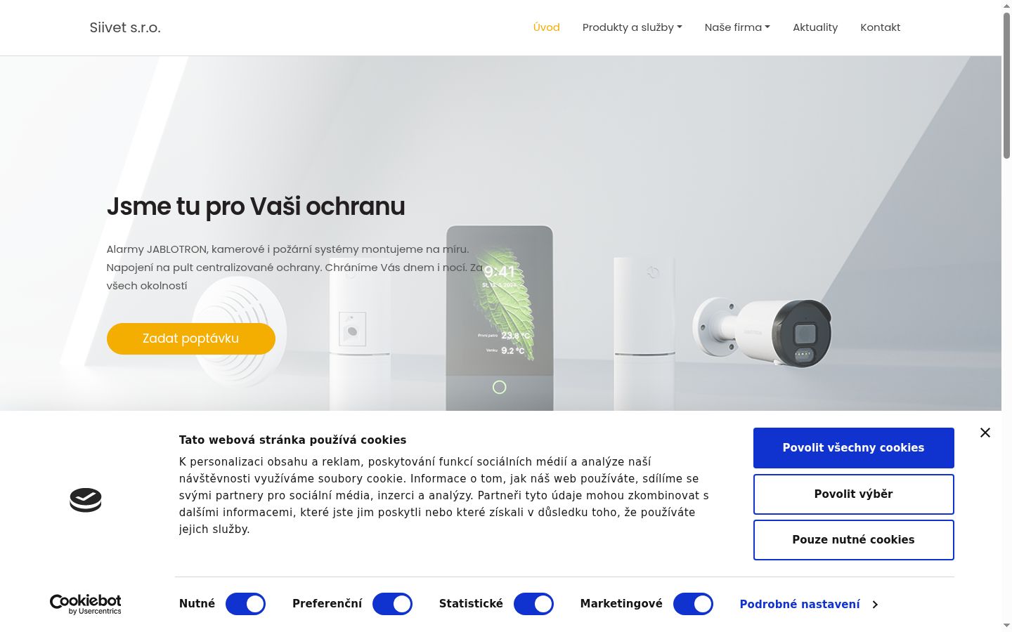 Screenshot του banner συγκατάθεσης που εμφανίστηκε πριν από οποιαδήποτε αλληλεπίδραση