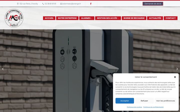 Captura de ecrã de alarme-automatisme-centre.com
