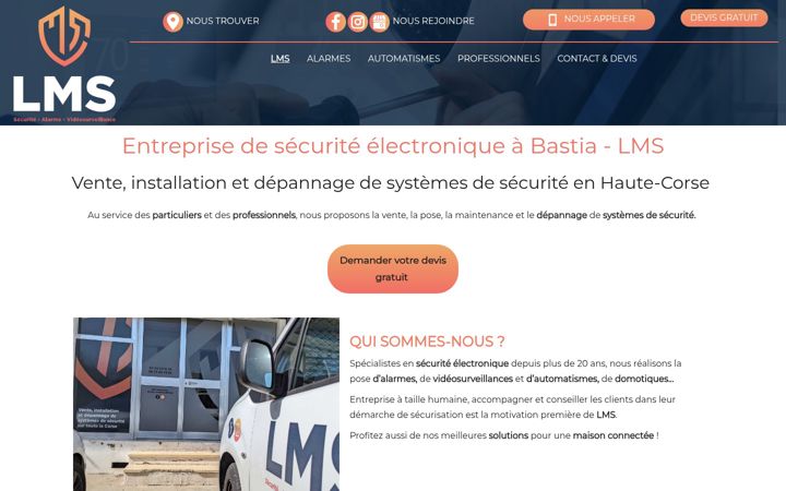 Screenshot του alarme-corse.fr