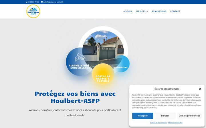 Screenshot of alarme-portail.fr
