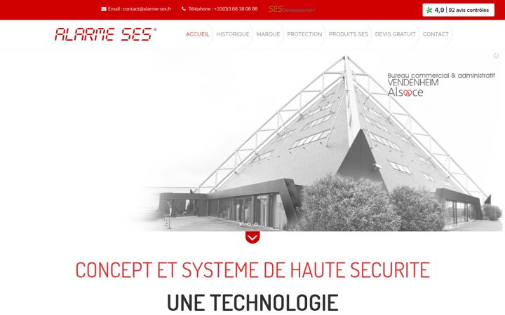 Screenshot of alarme-ses.fr