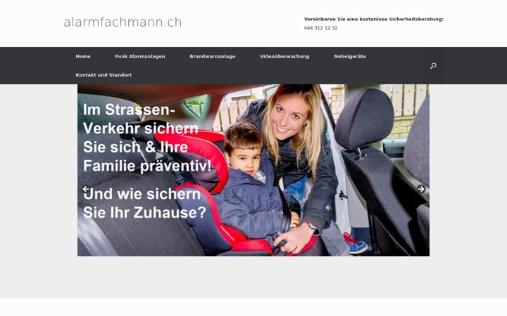 Screenshot του alarmfachmann.ch