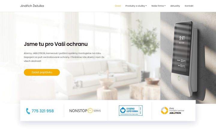 Screenshot of alarmpraha.cz