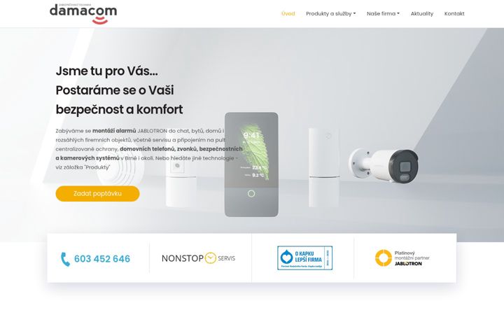 Screenshot of alarmshop.cz