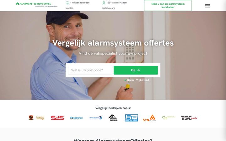 Screenshot of alarmsysteemoffertes.be