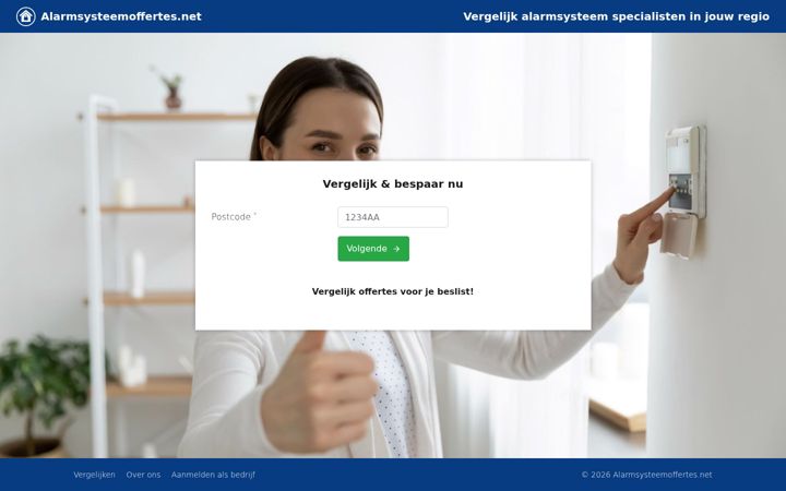 Screenshot of alarmsysteemoffertes.net