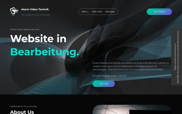 Screenshot of alarmvideotechnik.at