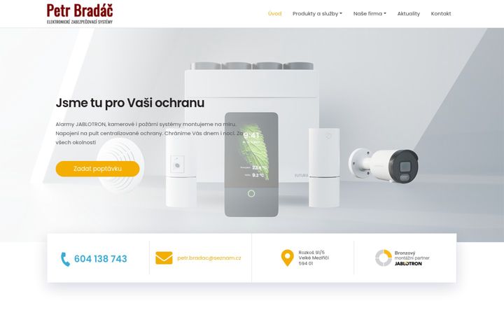 Screenshot of alarmvysocina.cz
