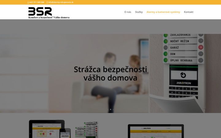 Snimka zaslona za alarmy-rekuperacie.sk