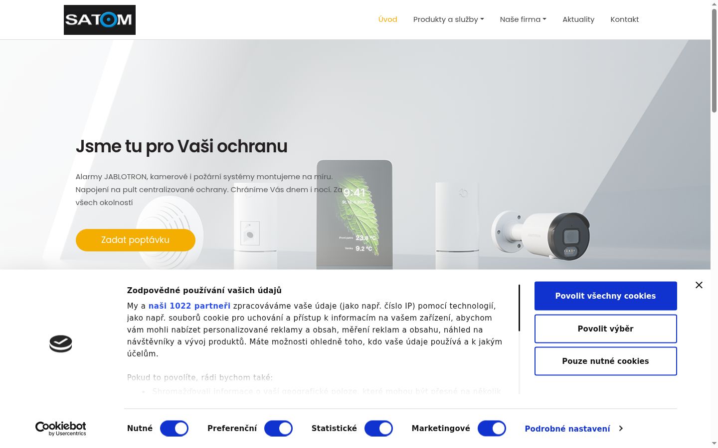 Screenshot του banner συγκατάθεσης που εμφανίστηκε πριν από οποιαδήποτε αλληλεπίδραση