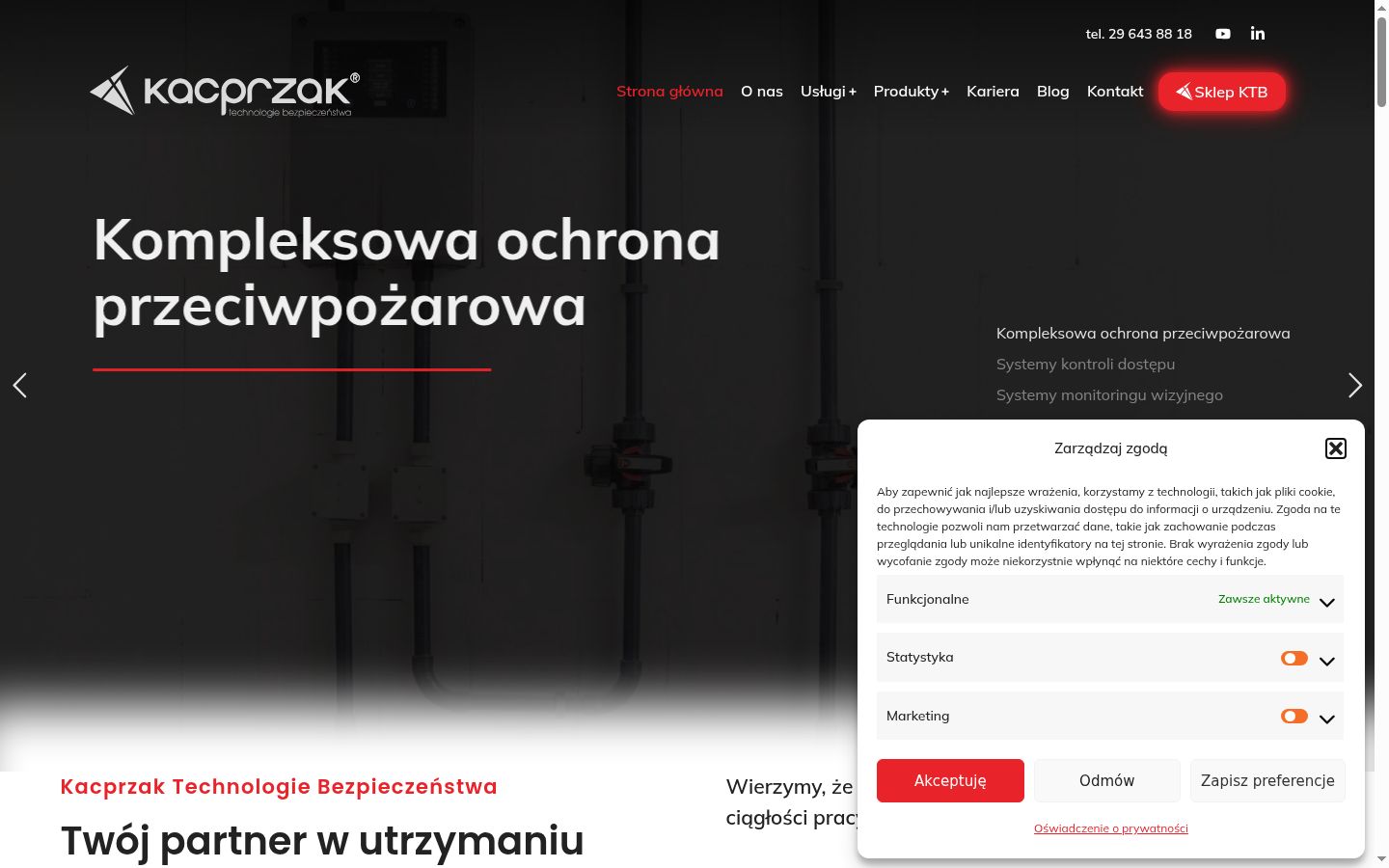 Screenshot tal-banner tal-kunsens muri qabel kwalunkwe interazzjoni