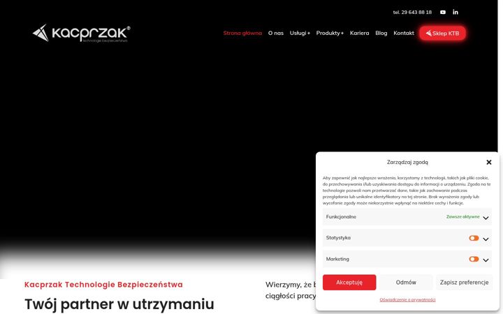 Snímek obrazovky alarmykacprzak.pl