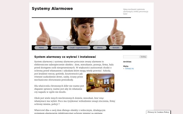 Screenshot of alarmzabrze.pl