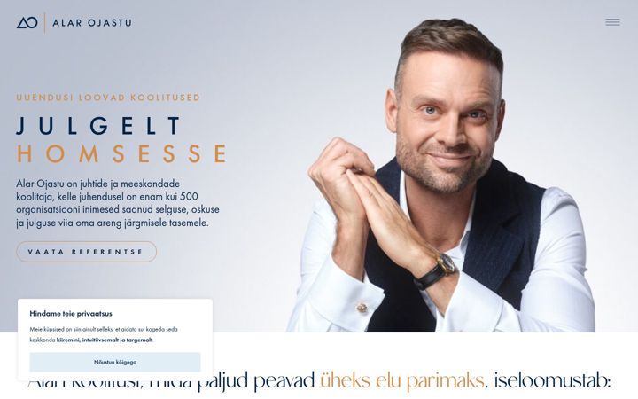 Screenshot of alarojastu.com