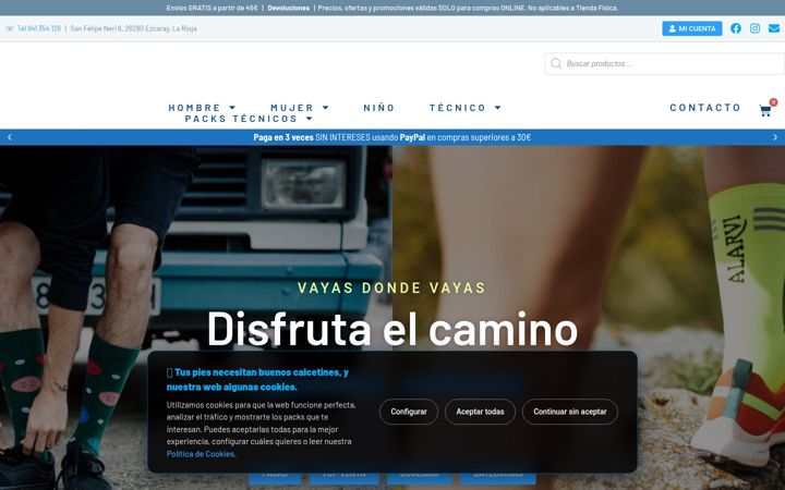Screenshot of alarvi.com