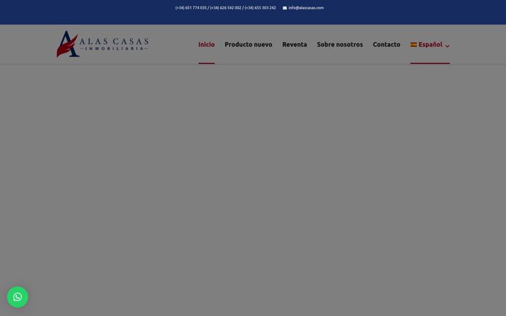 Snimka zaslona za alascasas.com
