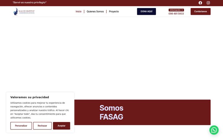 Screenshot of alasdegratitud.org