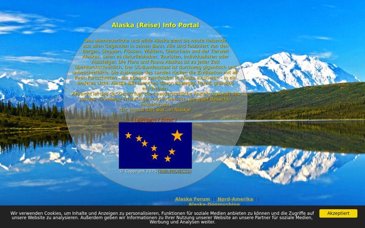 Screenshot of alaska-nationalparks.de