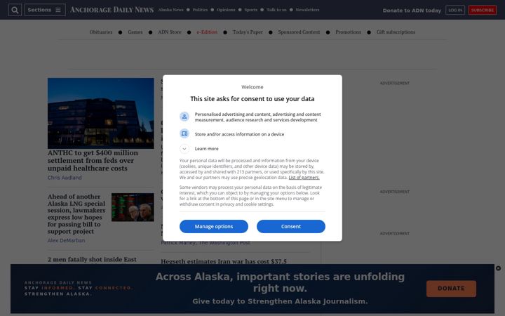 Screenshot of alaskadispatch.com